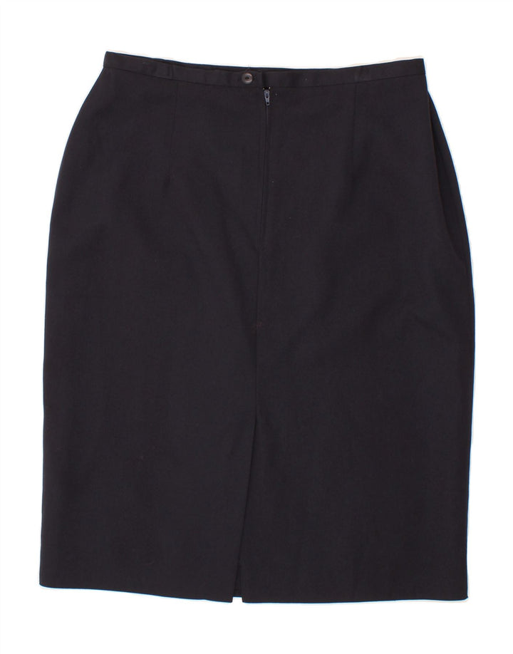 ST. BERNARD Womens Pencil Skirt IT 46 Large W32  Navy Blue Vintage St. Bernard and Second-Hand St. Bernard from Messina Hembry 