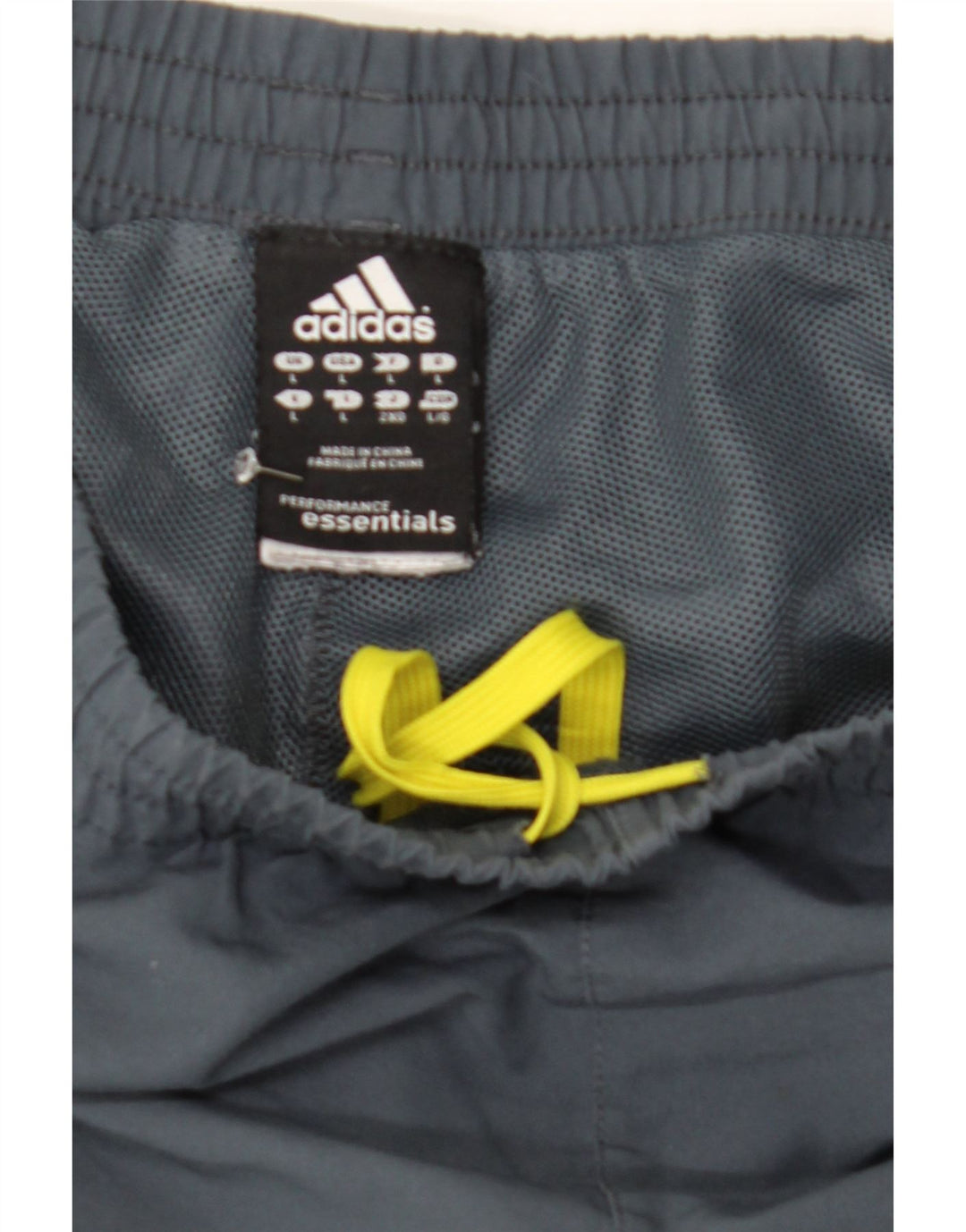 Męskie spodnie dresowe Adidas Climalite, duże, szare, z poliestru