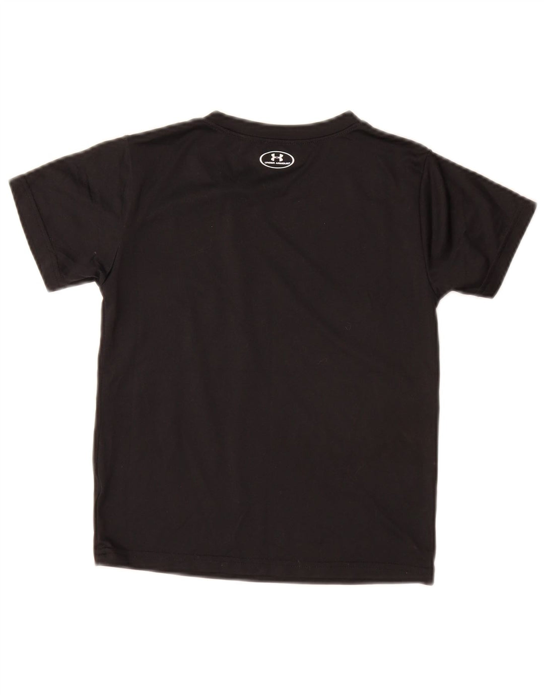 Chłopięcy T-shirt z grafiką UNDER ARMOUR Heat Gear w wieku 6-7 lat, czarny