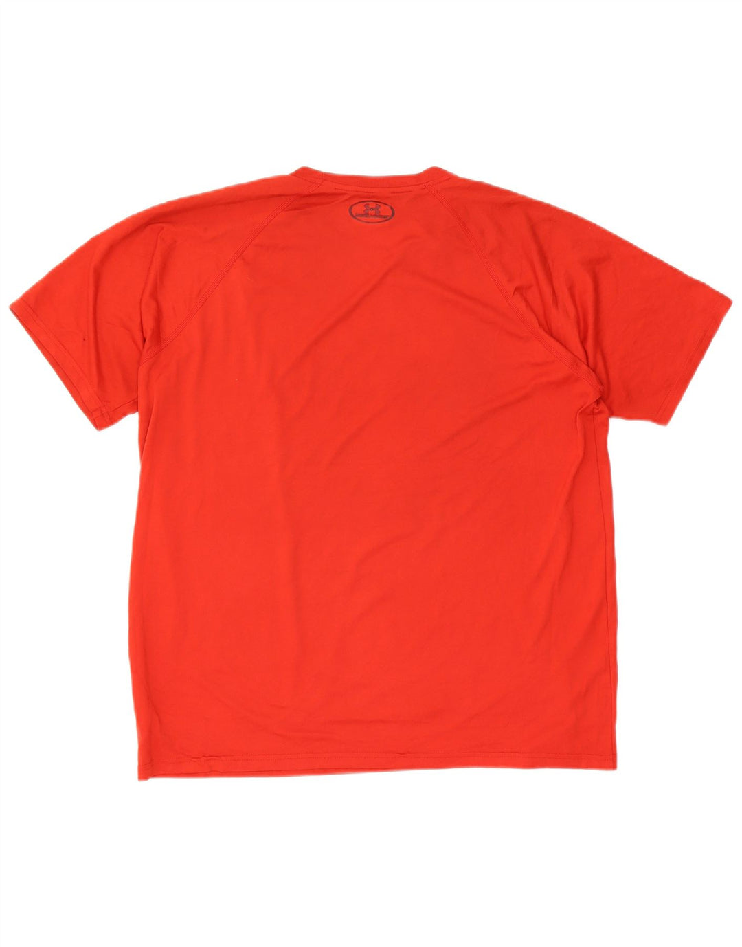 Męski T-shirt z grafiką Under Armour Heat Gear, duży, czerwony, poliestrowy