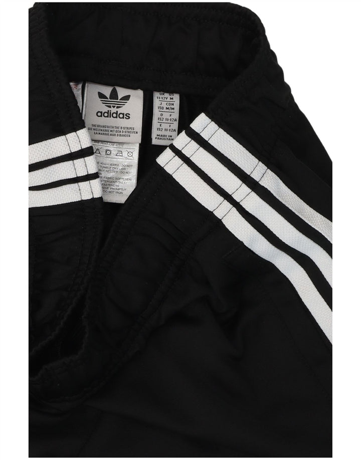 Adidas Chłopięce Spodnie Dresowe Joggery 11-12 Lat Czarny Poliester