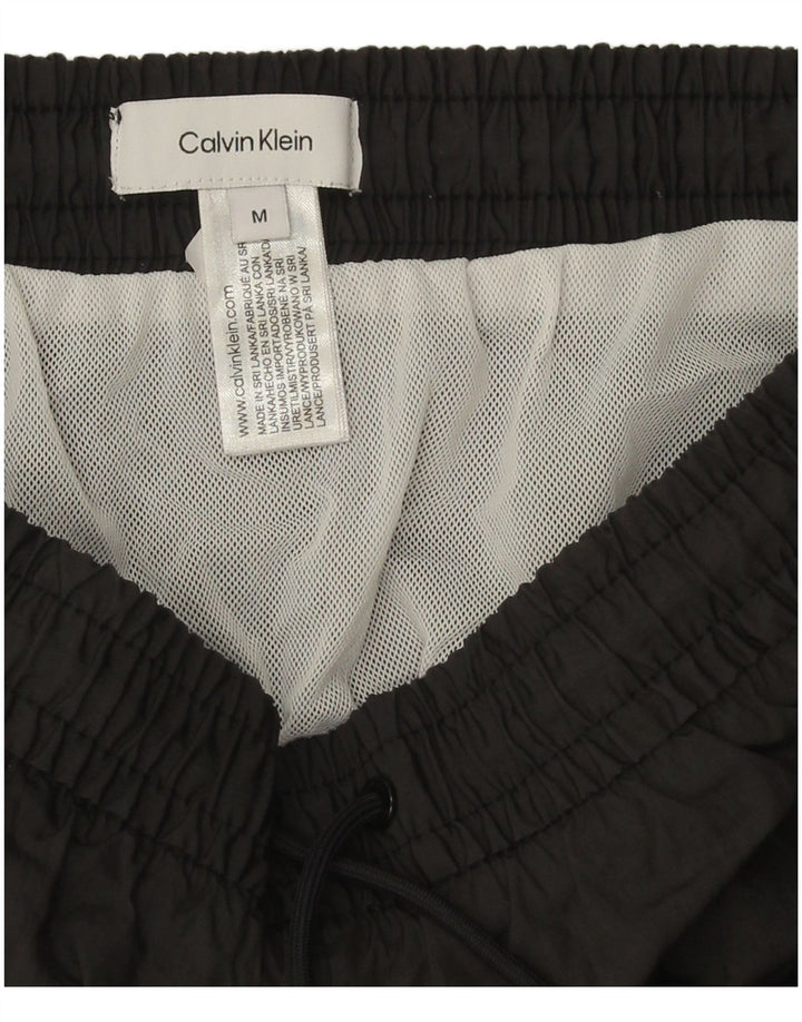 Męskie spodenki kąpielowe Calvin Klein, średni czarny poliester