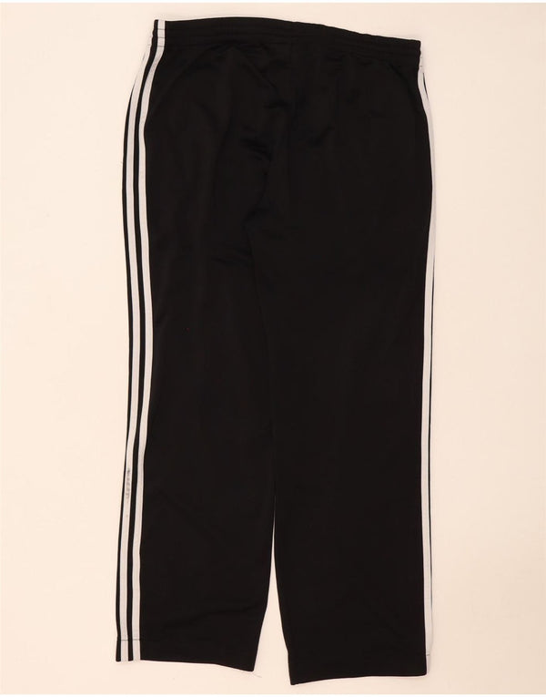 Męskie spodnie dresowe Adidas, duże, czarne, poliestrowe