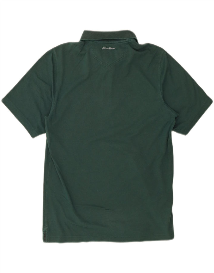 EDDIE BAUER Mens Polo Shirt Small Green Cotton Vintage Eddie Bauer and Second-Hand Eddie Bauer from Messina Hembry 