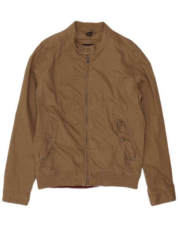 Męska kurtka bomberka Zara UK 42 XL, beżowa, bawełniana