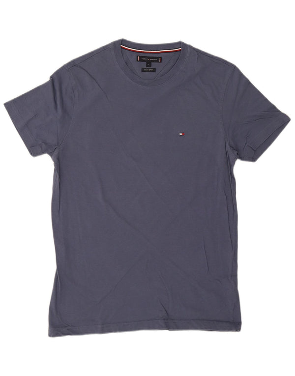 T-shirt męski Tommy Hilfiger, mały, granatowy, bawełniany