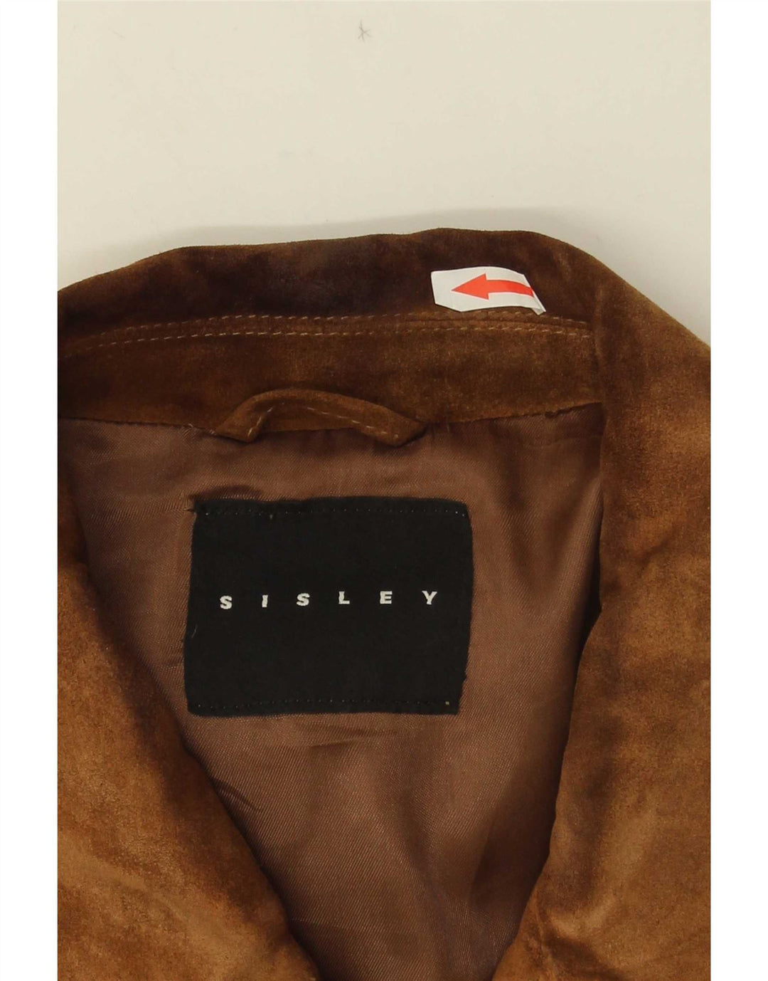 Zamszowa kurtka bomberka męska Sisley UK 36 Small Brown