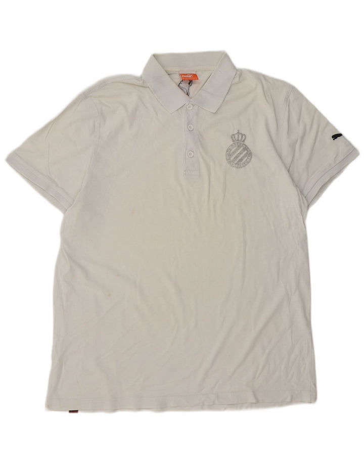 Męska koszulka polo Puma XL, biała, bawełniana