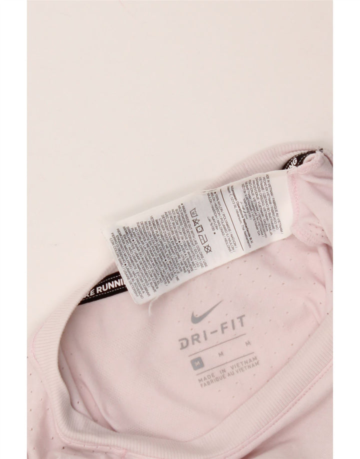 Damska koszulka NIKE Dri Fit UK 12, średni różowy nylon