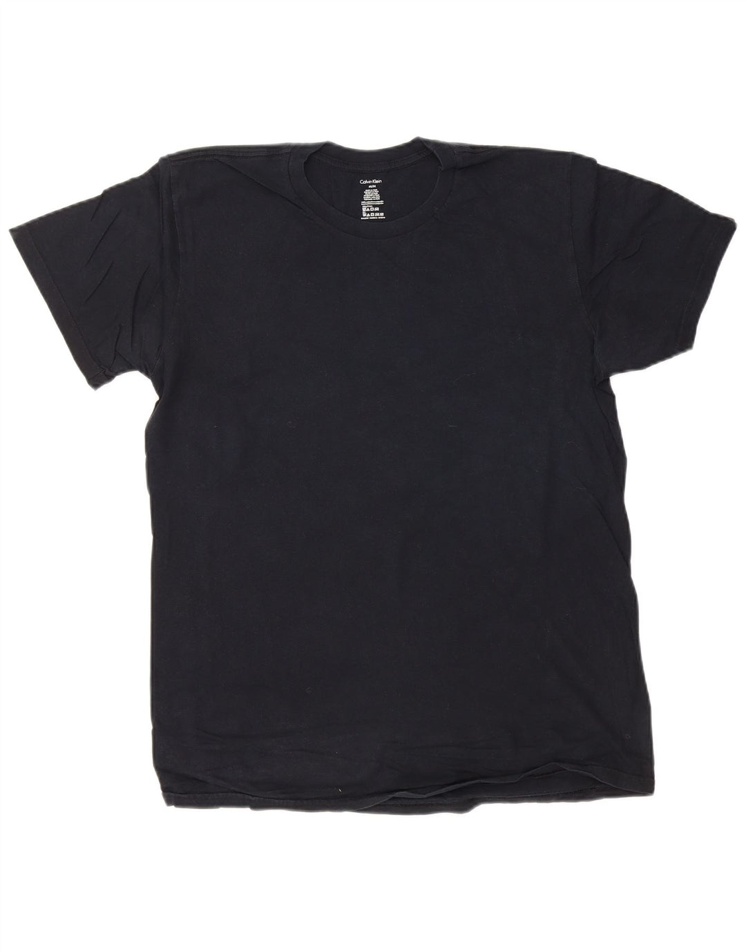 T-shirt męski CALVIN KLEIN, średni, granatowy, bawełniany