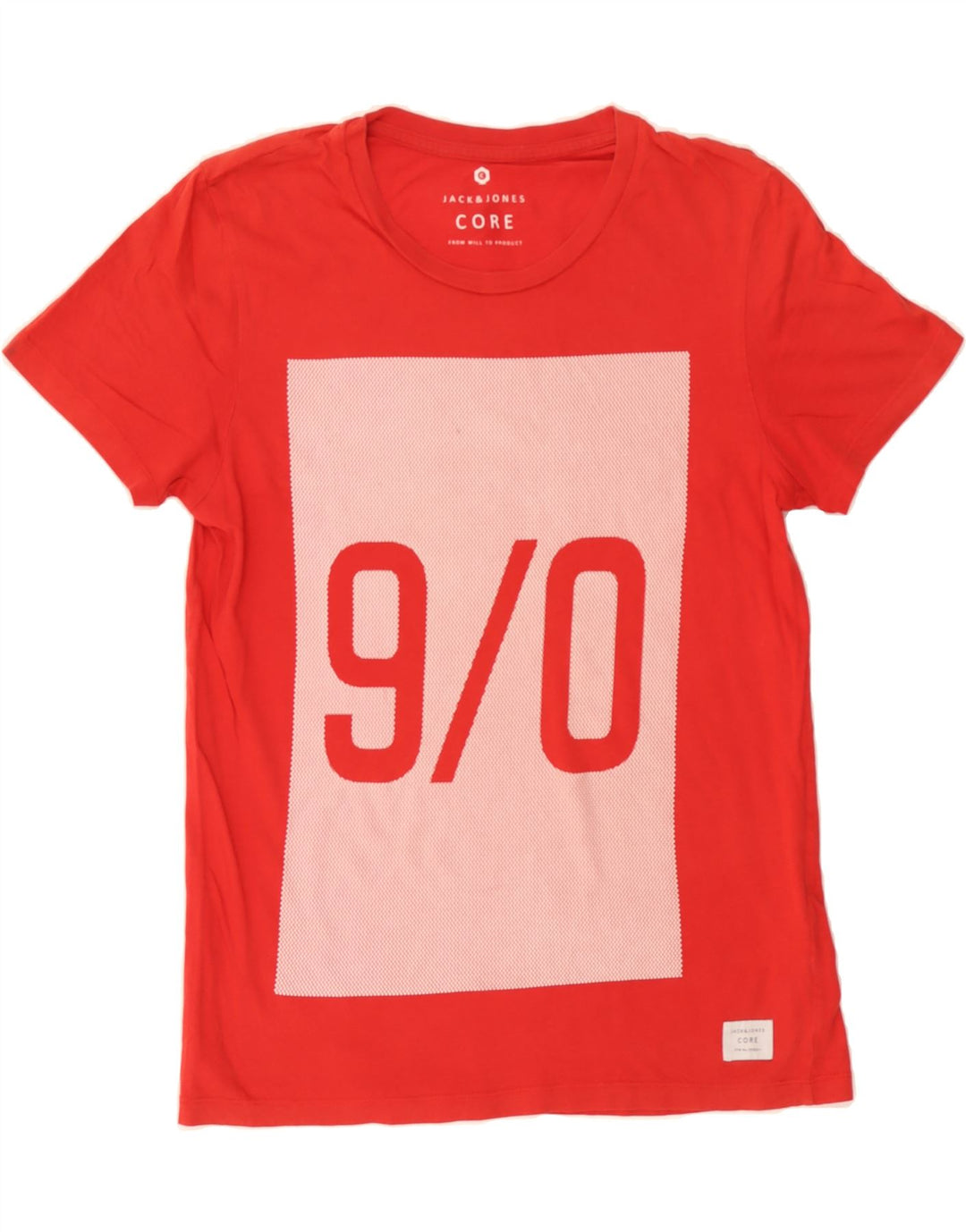 JACK & JONES Mens Graphic T-Shirt Top Large Red Cotton Vintage Jack & Jones and Second-Hand Jack & Jones from Messina Hembry 