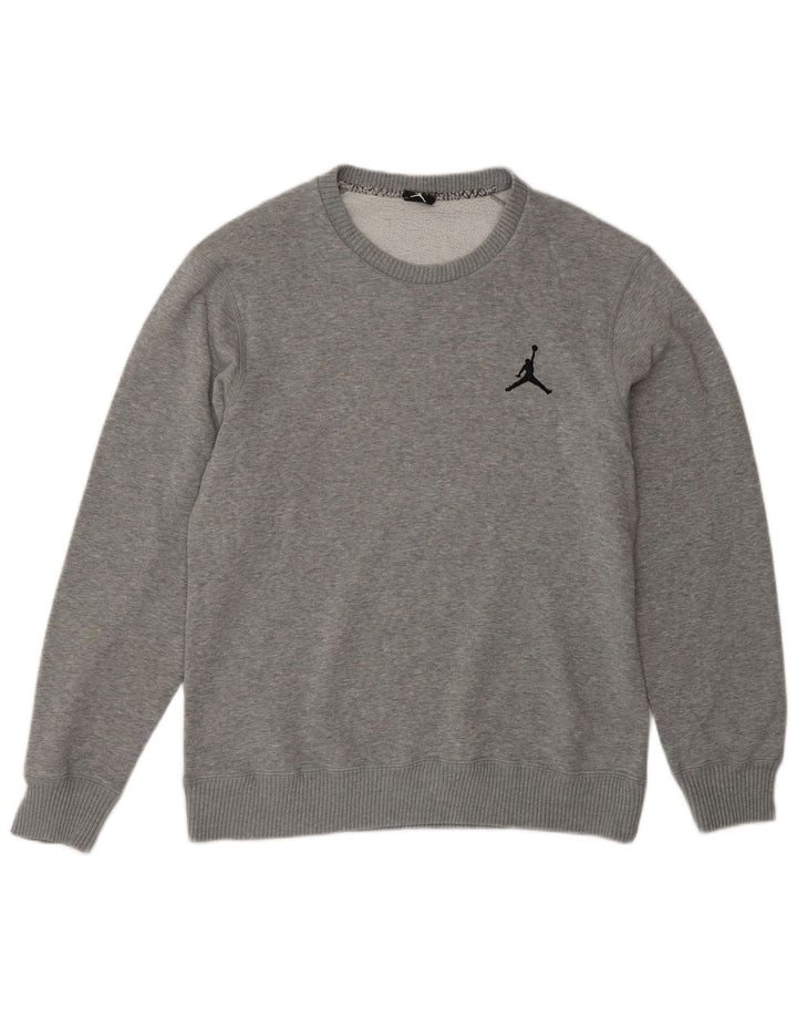 Męska bluza Jordan Jordan, średnia, szara, bawełniana nakrapiana