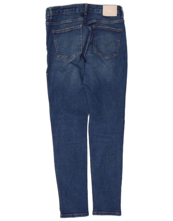 Damskie jeansy skinny Zara EU 38 Small W28 L28 Niebieskie