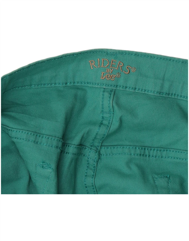 Spodnie damskie Lee Riders Capri W44 L18 Turkusowe