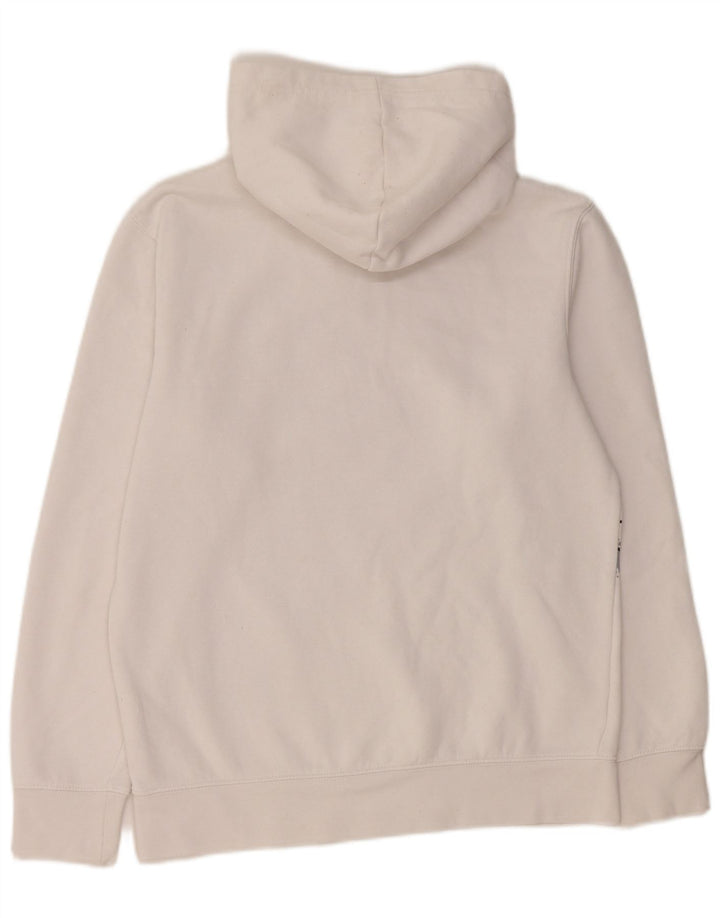 Chłopięcy sweter z kapturem JORDAN z grafiką 13-14 lat XL, biała bawełna