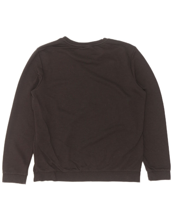 Damska bluza Adidas Graphic Jumper UK 12/14 Średnia czarna bawełna
