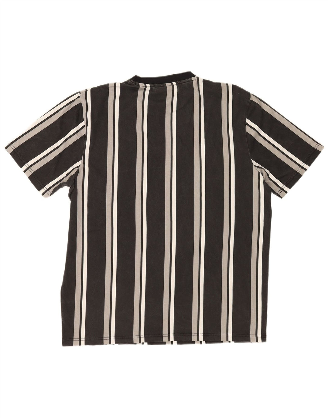 T-shirt męski Fila, duży, bawełniany w szare paski