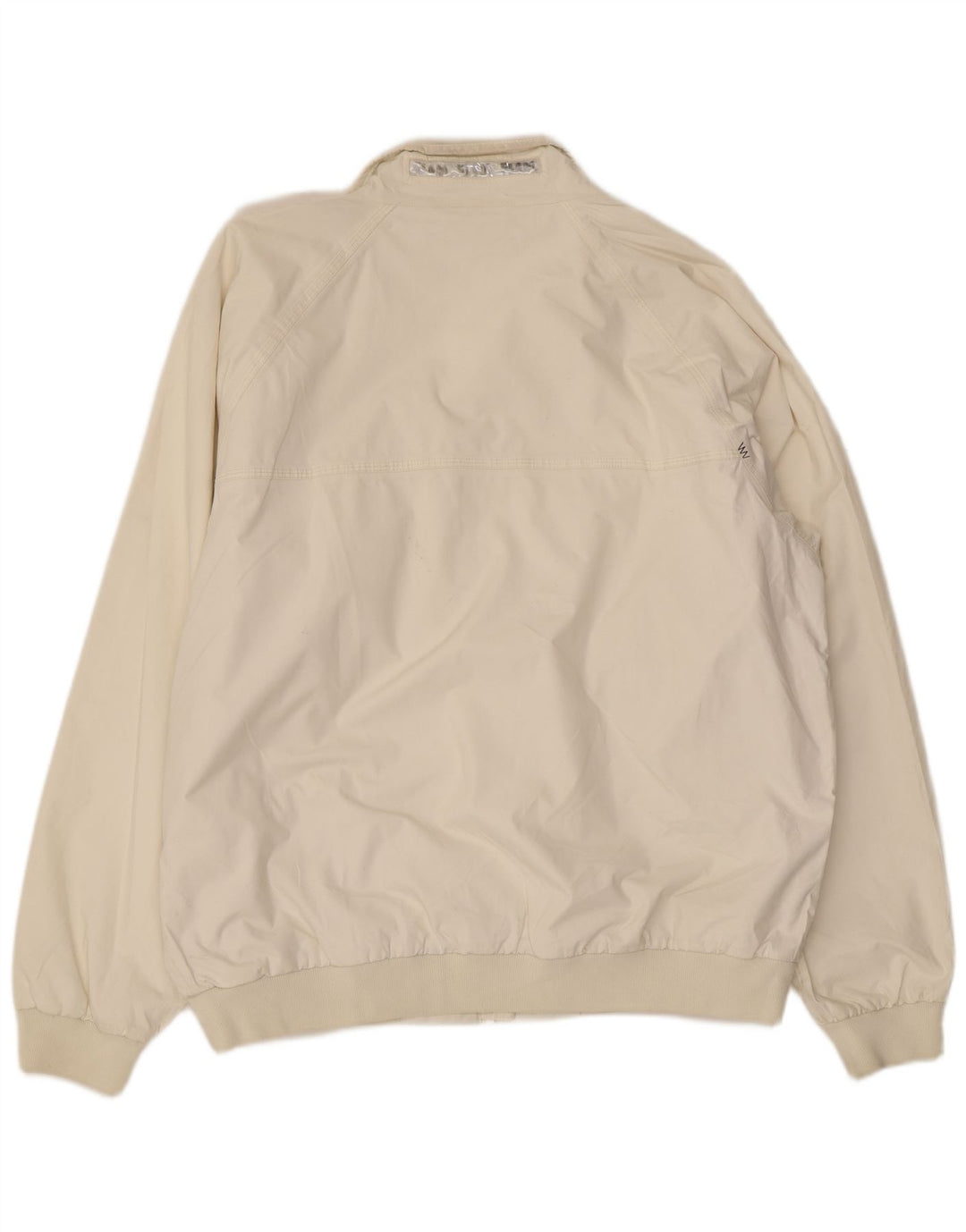 SLAM Mens Rain Jacket UK 44 2XL Off White Nylon
