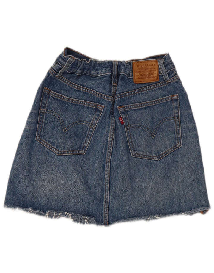 Damska mini spódniczka dżinsowa LEVI'S W28 Średni niebieski