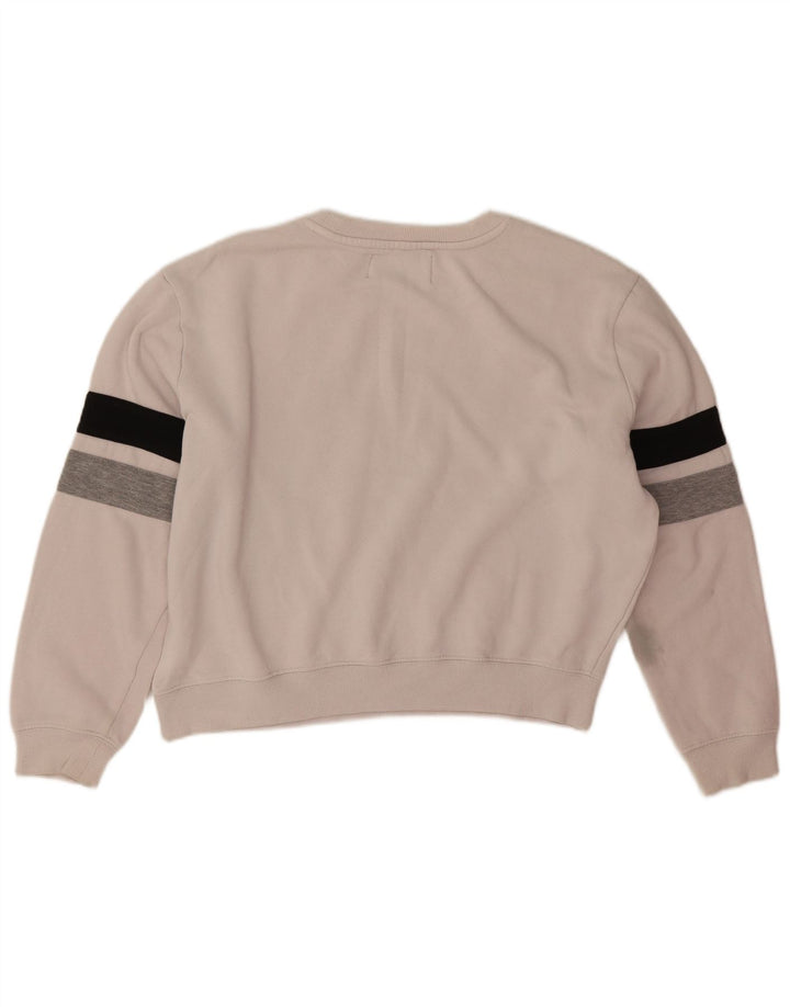 Damska bluza typu oversize typu Crop Fila UK 16, duża w kolorze złamanej bieli