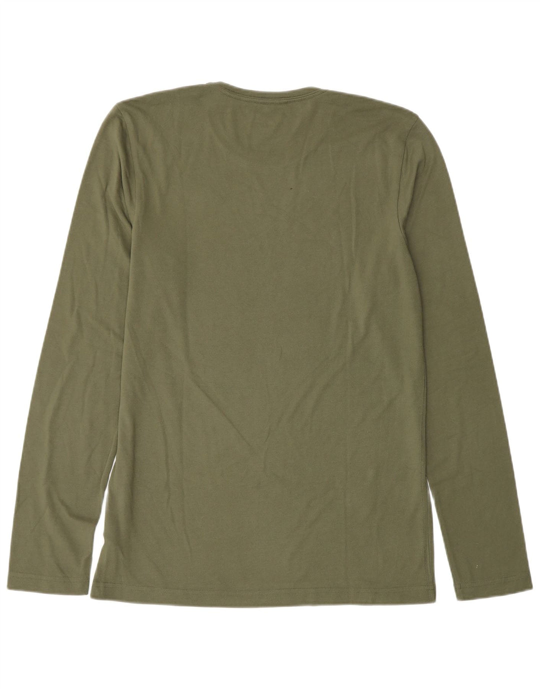 Męska koszulka olimpijska ADIDAS z długim rękawem, UK 40/42, średni khaki, poliester