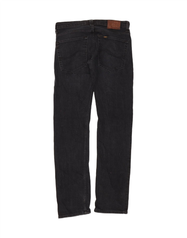 LEE Womens Powell Slim Jeans W32 L34 Black Cotton
