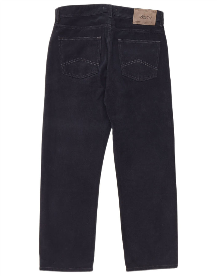 MARLBORO CLASSICS Męskie spodnie codzienne o regularnym kroju W32 L28 Granatowe