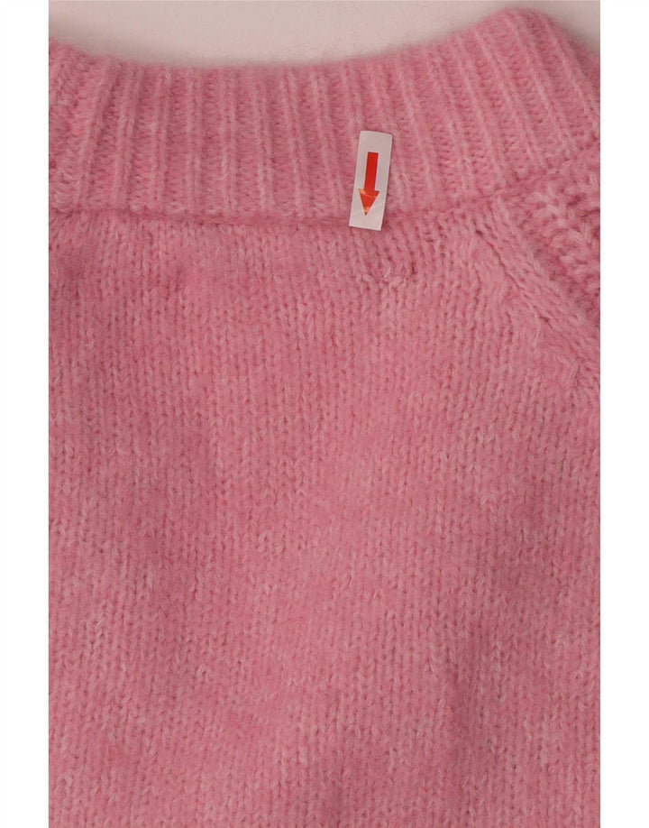 Sweter damski w stylu vintage, UK 14, średni róż