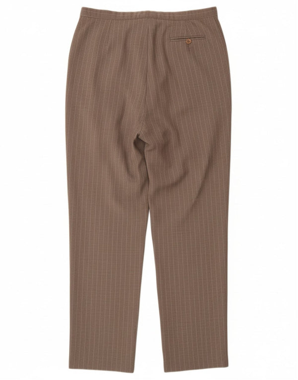 LAURA ASHLEY Damskie spodnie garniturowe z wysokim stanem UK 16 Large W32 L31 Szare