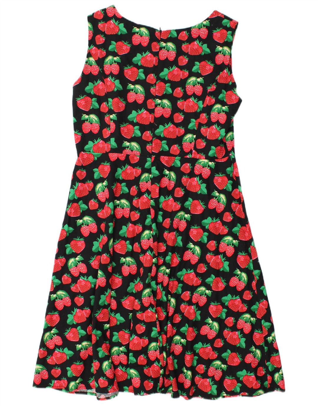 ZAFUL Damska graficzna sukienka o linii A bez rękawów UK 14 Średnia czarna