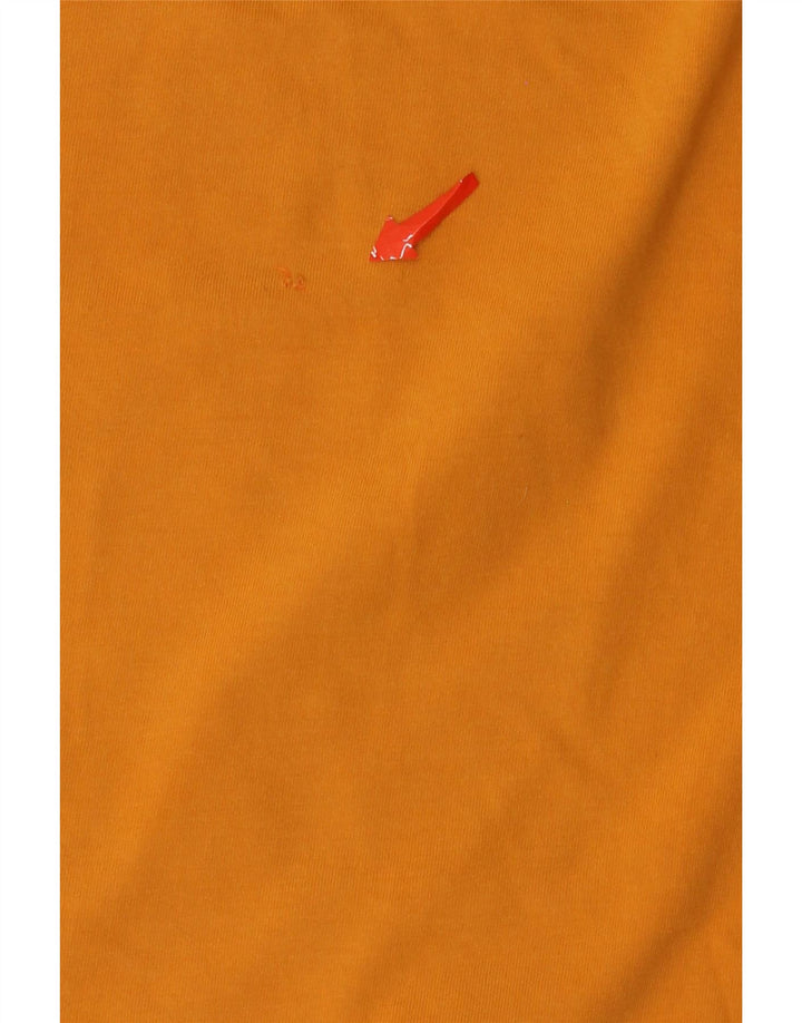 Męski T-shirt z grafiką Ellesse, mały, żółty, bawełniany