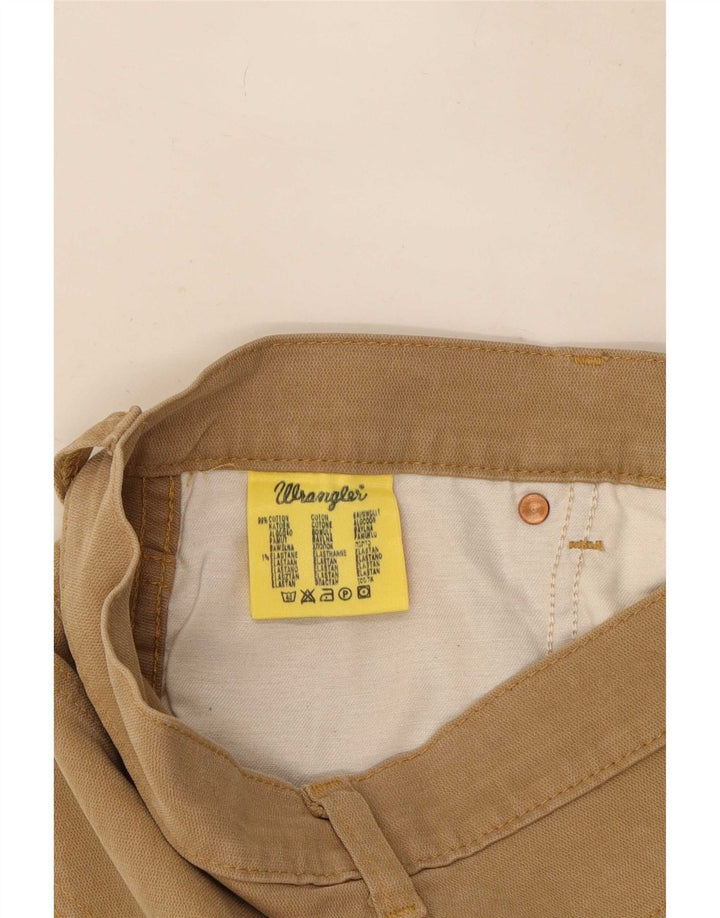 Męskie jeansy Wrangler Texas Stretch Straight W32 L30 Brązowa bawełna