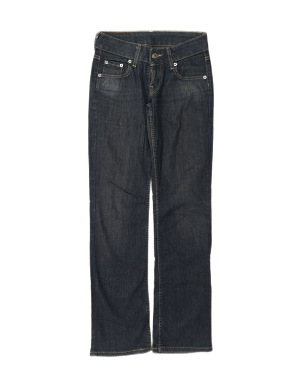 Damskie proste dżinsy Levi's W26 L32 Granatowa bawełna