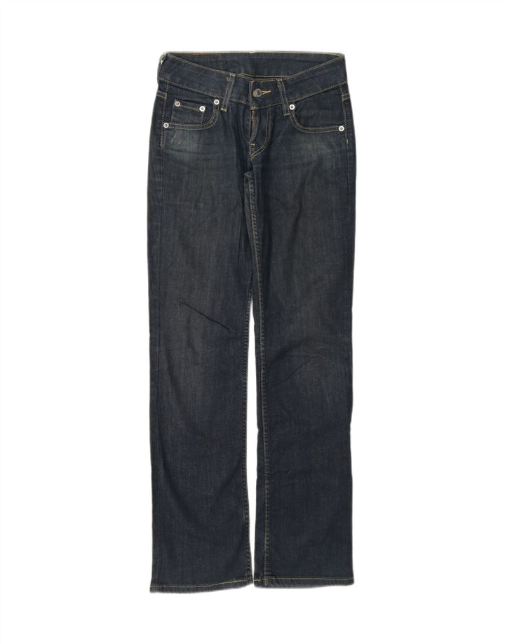 Damskie proste dżinsy Levi's W26 L32 Granatowa bawełna
