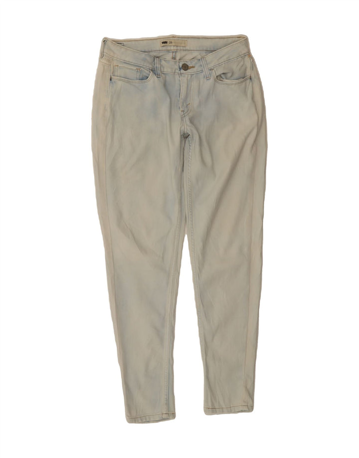 LEVI'S Womens Skinny Jeans W29 L29 Blue Cotton Vintage Levi's and Second-Hand Levi's from Messina Hembry 