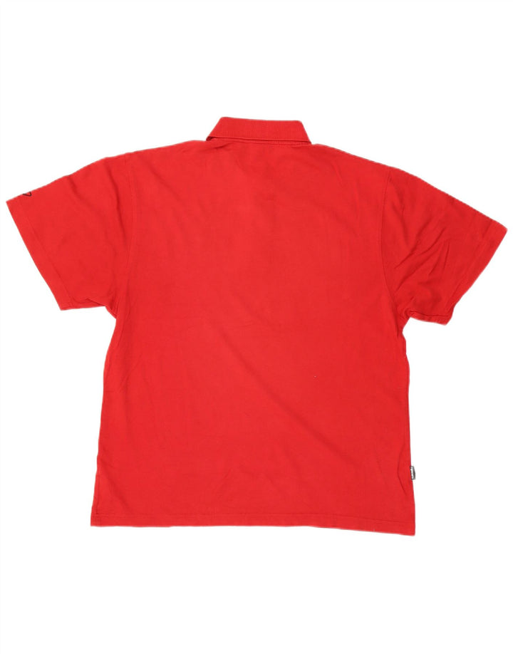 Męska koszulka polo Rip Curl, mała, czerwona, bawełniana