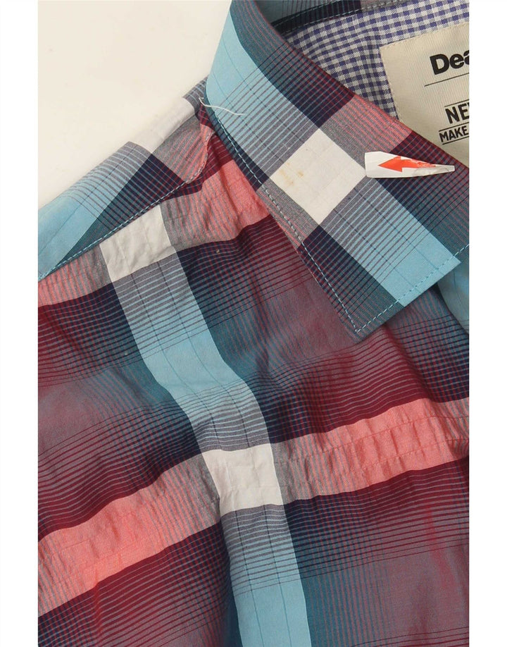 Koszula męska Desigual 2XL, wielokolorowa, bawełniana w kratę