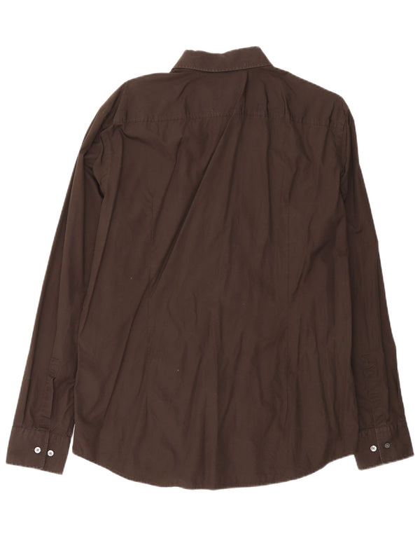 Koszula męska Hugo Boss, rozmiar 17 43 XL, szara bawełna