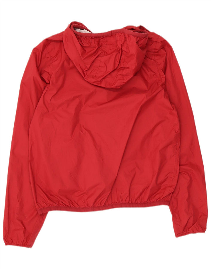 Męska kurtka przeciwdeszczowa z kapturem K-Way UK 10 Small Red Poliamid