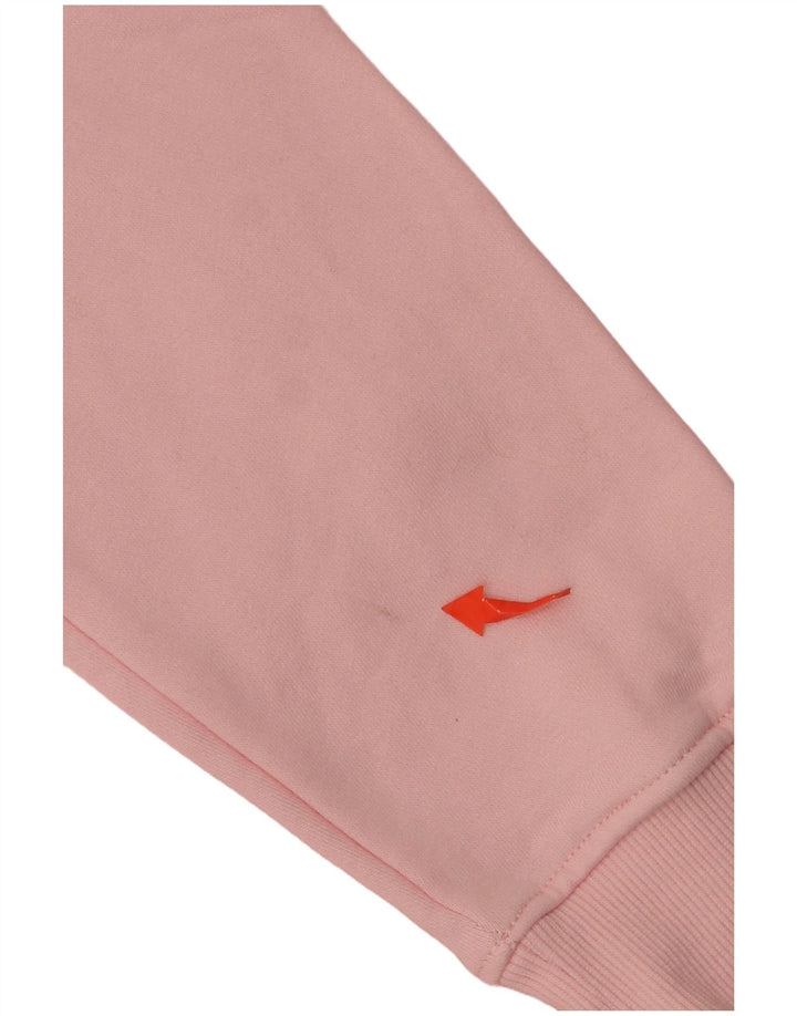 Damski sweter z kapturem ELLESSE UK 12, średni różowy, bawełniany