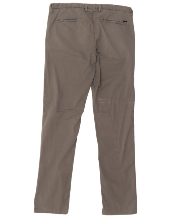 Męskie spodnie Chino Hugo Boss EU48 Medium W32 L30 Szara bawełna