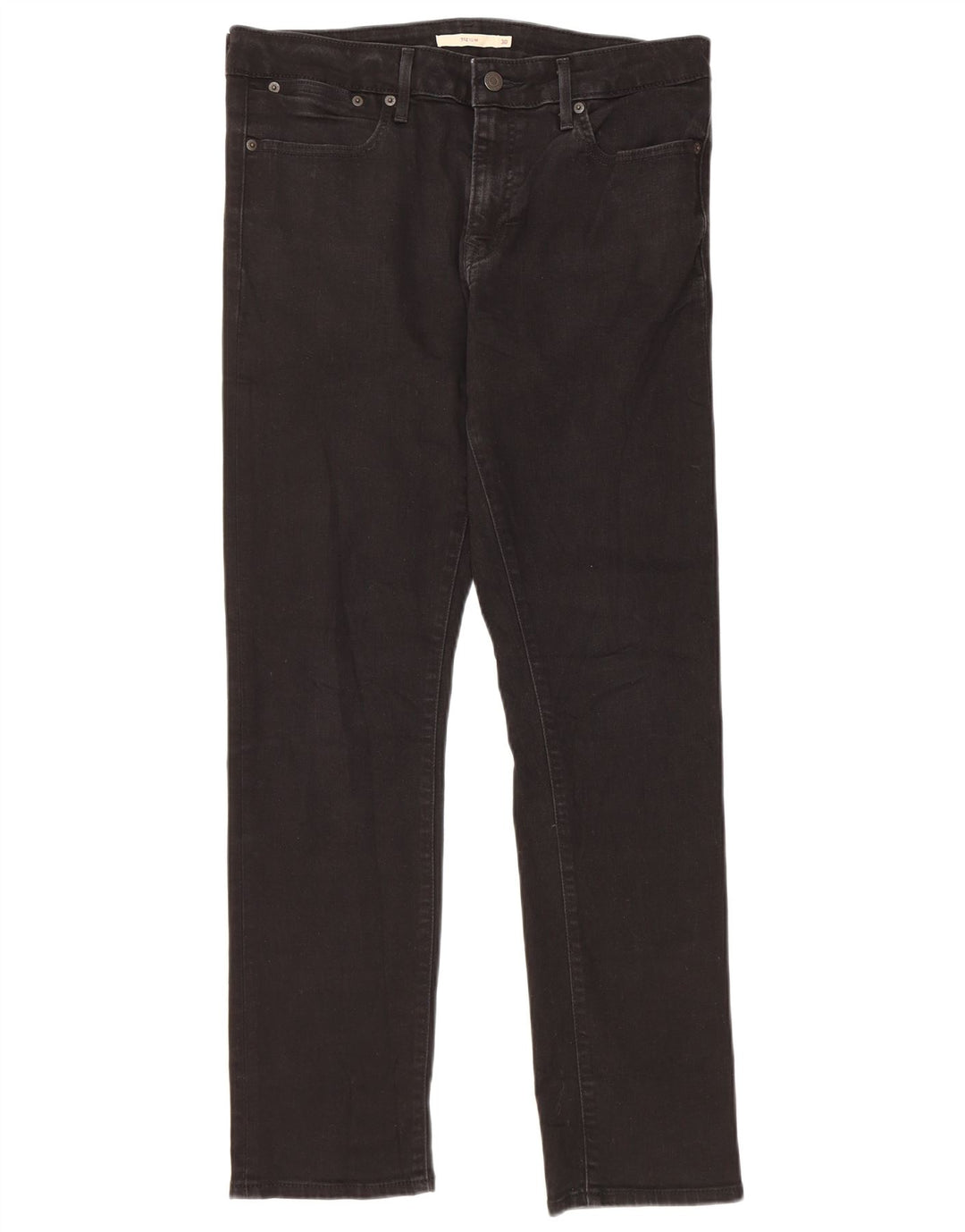 Damskie jeansy Levi's 712 Slim W30 L30 Czarna bawełna