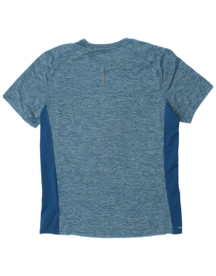 Męski T-shirt NIKE Dri Fit, średni niebieski, poliester