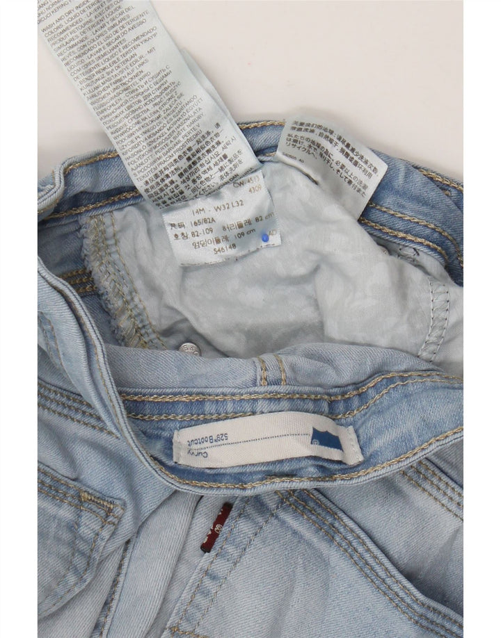 Damskie jeansy Levi's 529 Curvy Bootcut W32 L32 Niebieska bawełna