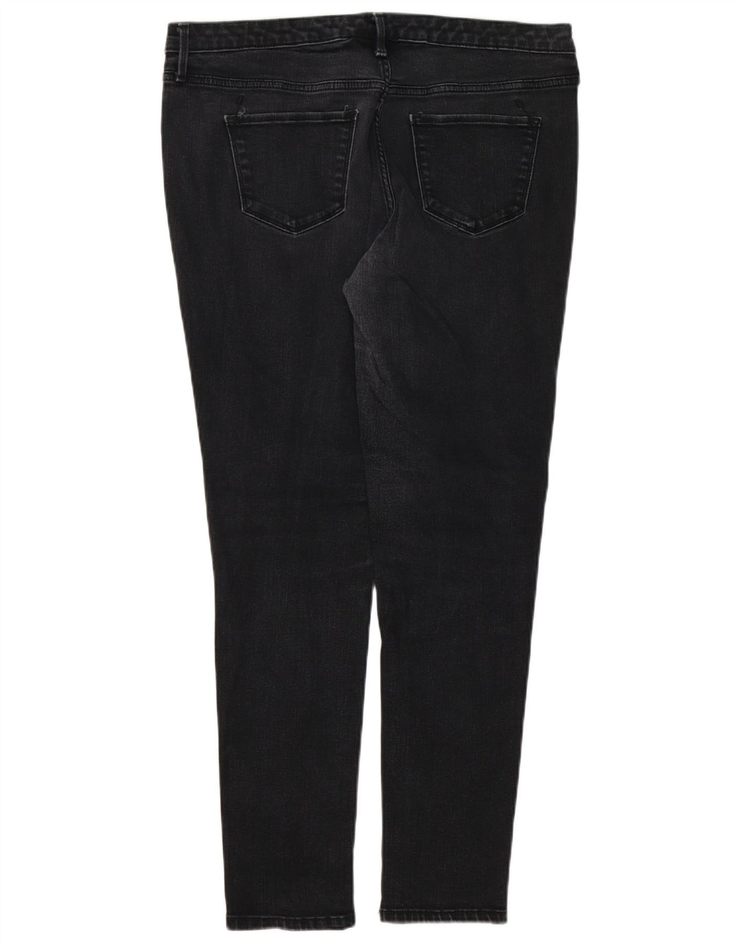 Damskie dżinsy rurki MOSSIMO Power Stretch US 14, duże W32 L29, czarne