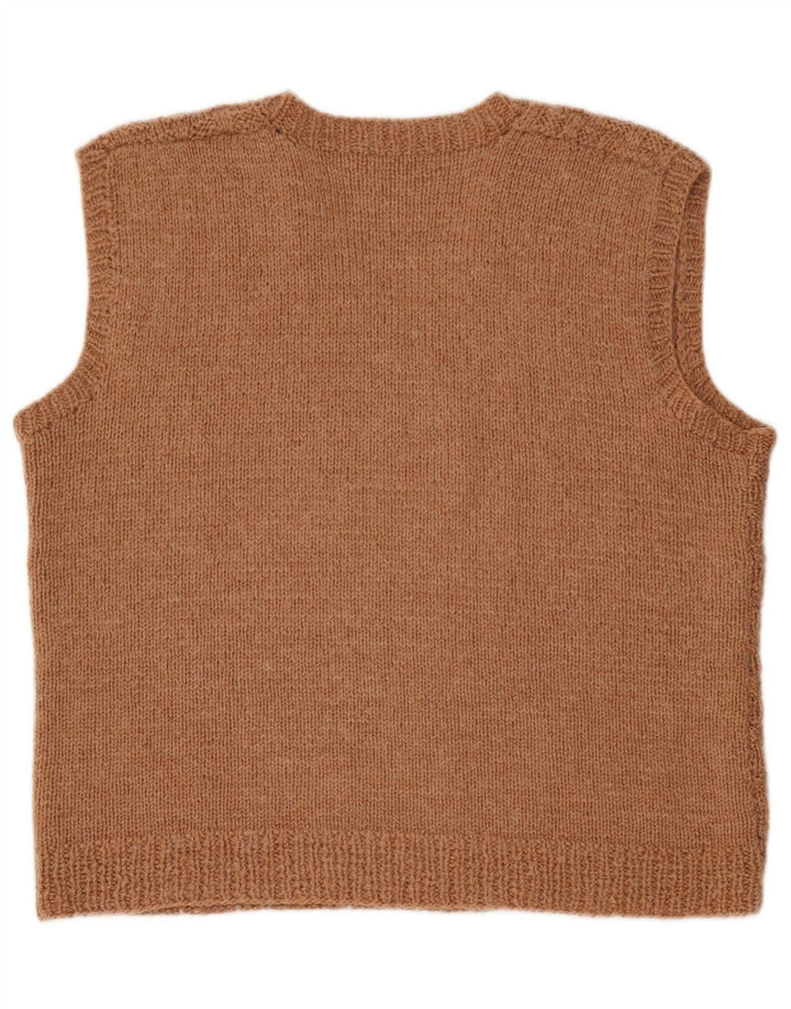 Podkoszulek męski w stylu vintage, średni brąz