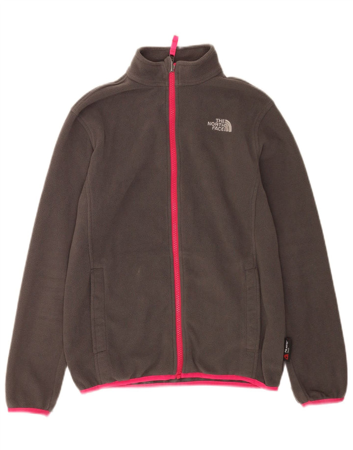 Kurtka polarowa The North Face dziewczęca na 12-13 lat, duża, szara, poliestrowa
