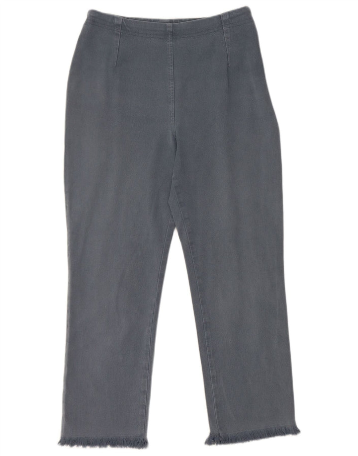 Marks & Spencer Proste, krótkie spodnie damskie UK 14 Medium W28 L25 Niebieskie