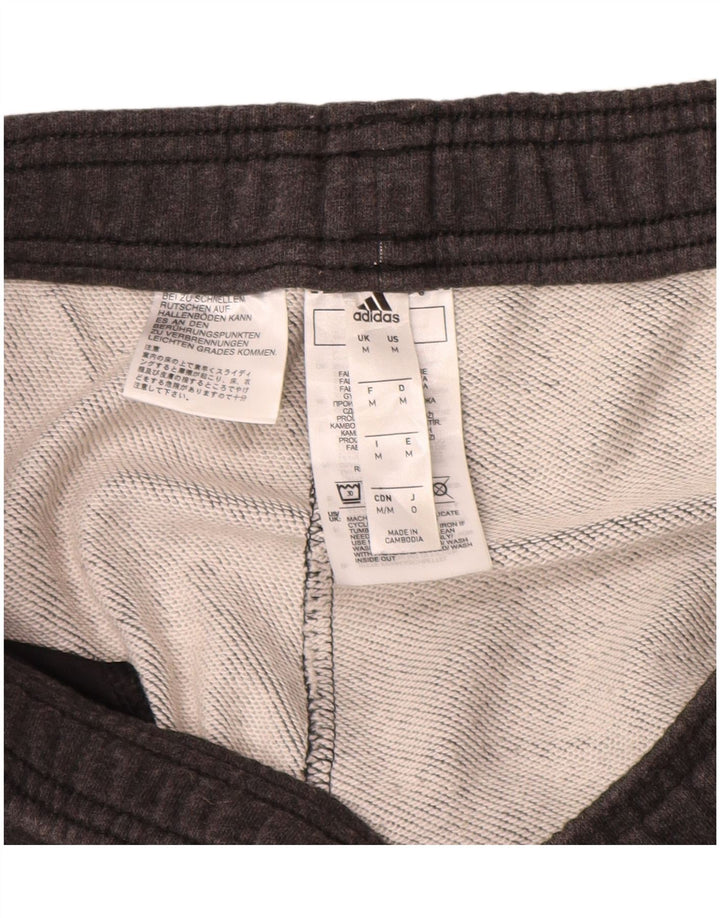 Męskie spodnie dresowe Adidas, średnioszare, bawełniane