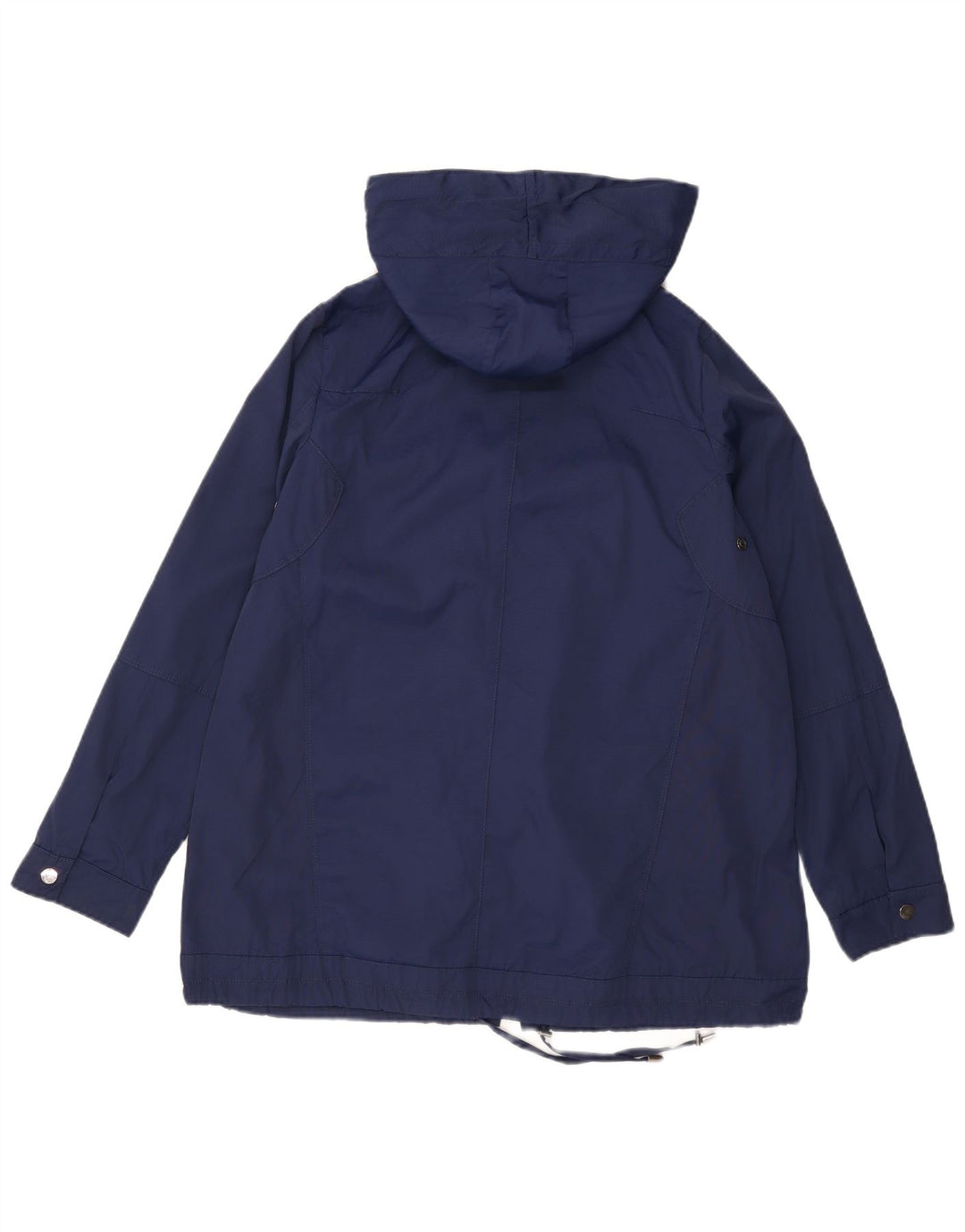 Damska kurtka parka z kapturem Zara UK 14, średni granatowy nylon